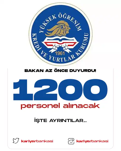 1200 SÖZLEŞMELİ PERSONEL ALINACAK