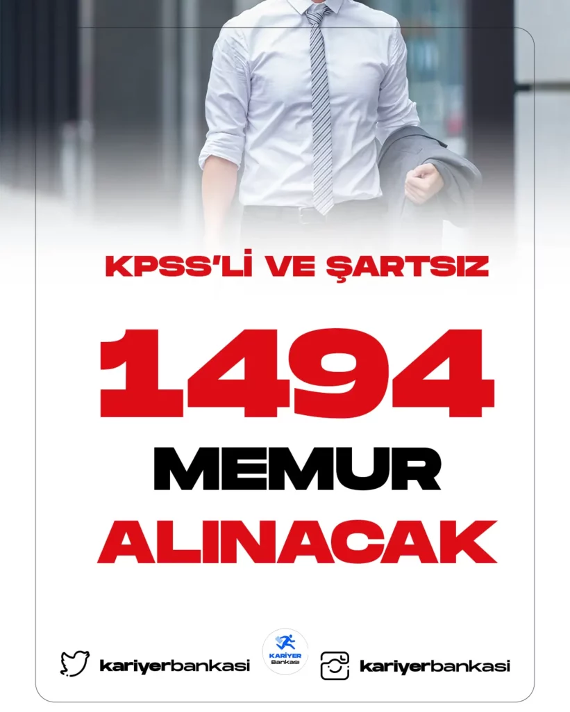 1494 memur alımı
