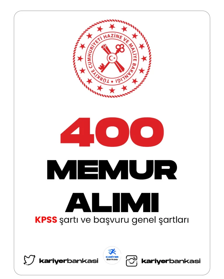 400 memur alımı