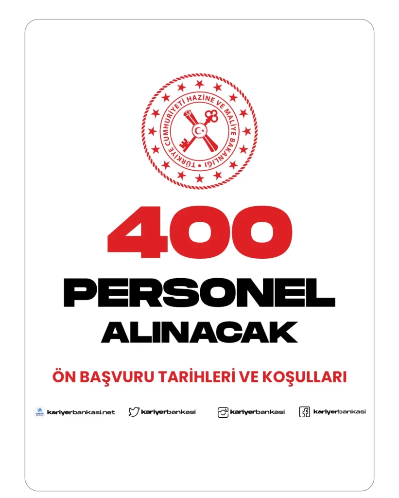 400 personel alımı