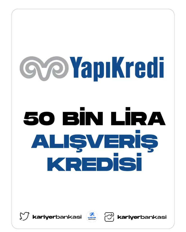yapı kredi alışveriş kredisi