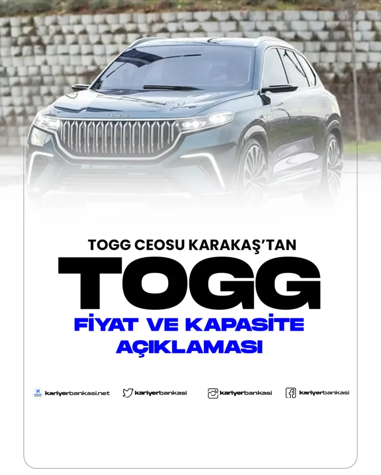 togg kapasite ve fiyat açıklaması
