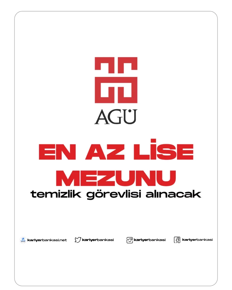 temizlik gorevlisi alımı