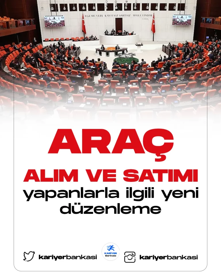 araç alım satımı yeni düzenleme