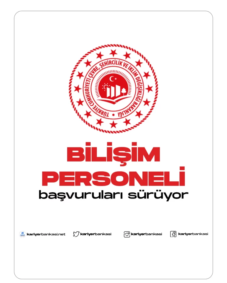 bilişim personeli alımı