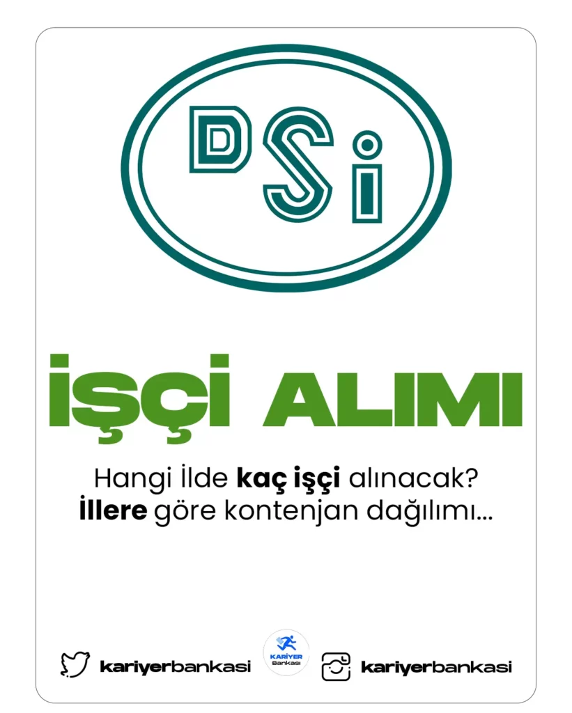 dsi işçi alımı