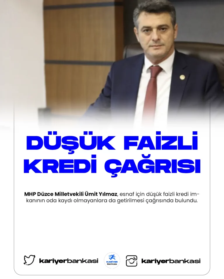 Milliyetçi Hareket Partisi (MHP) düzce milletvekili ümit yılmaz