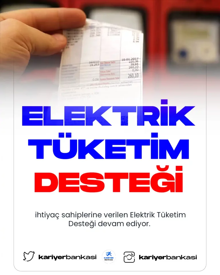 elektrik yardım desteği