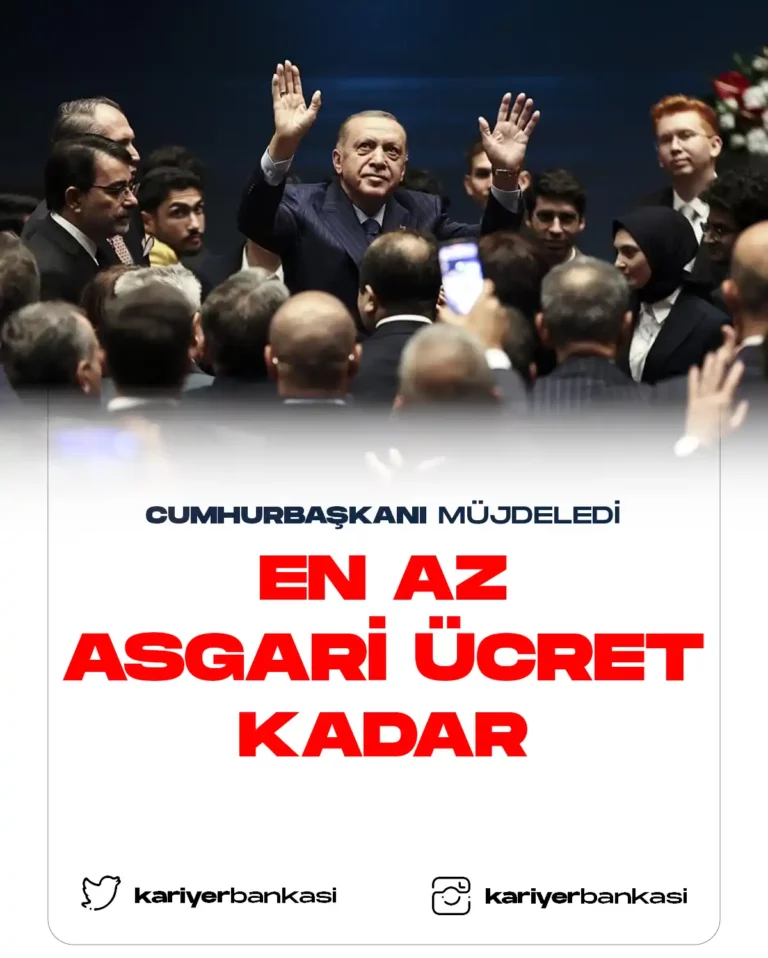 en az asgari ücret kadar
