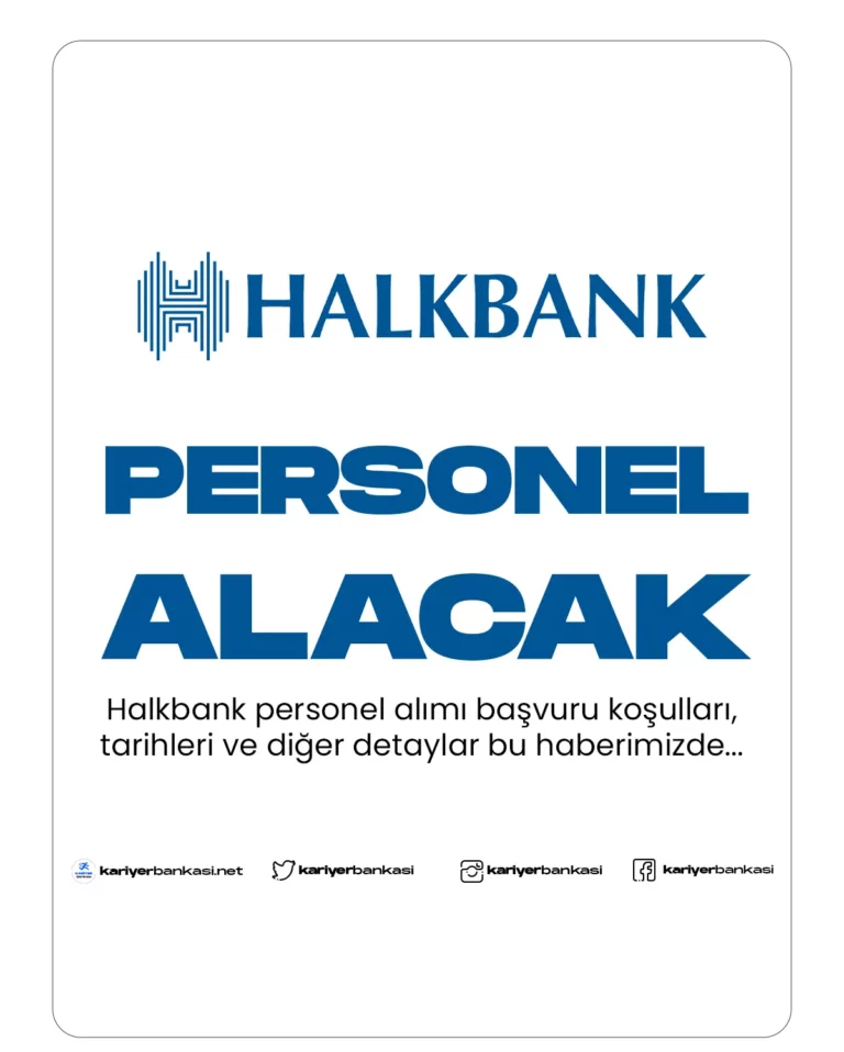Halkbank personel alımı yapacak
