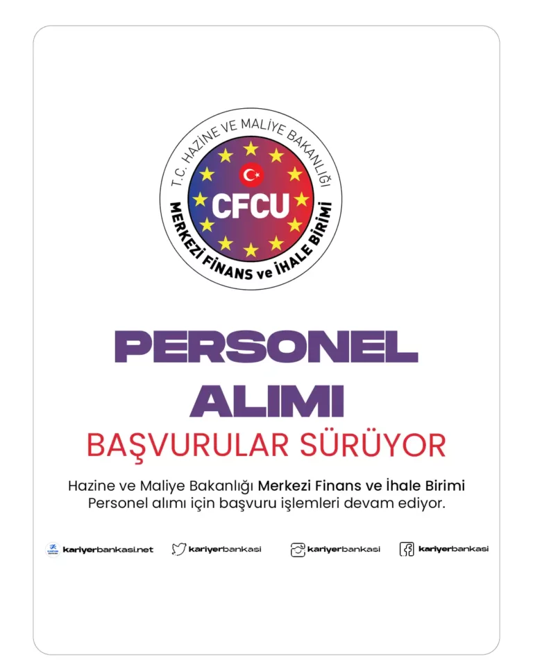 Merkezi Finans ve İhale Birimi Personel Alımı