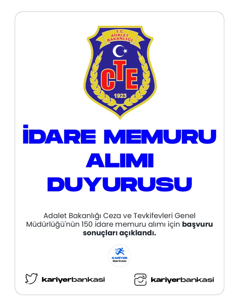 cte idare memuru alımı