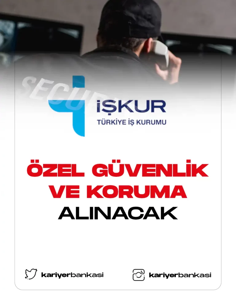 işkur personel alımı
