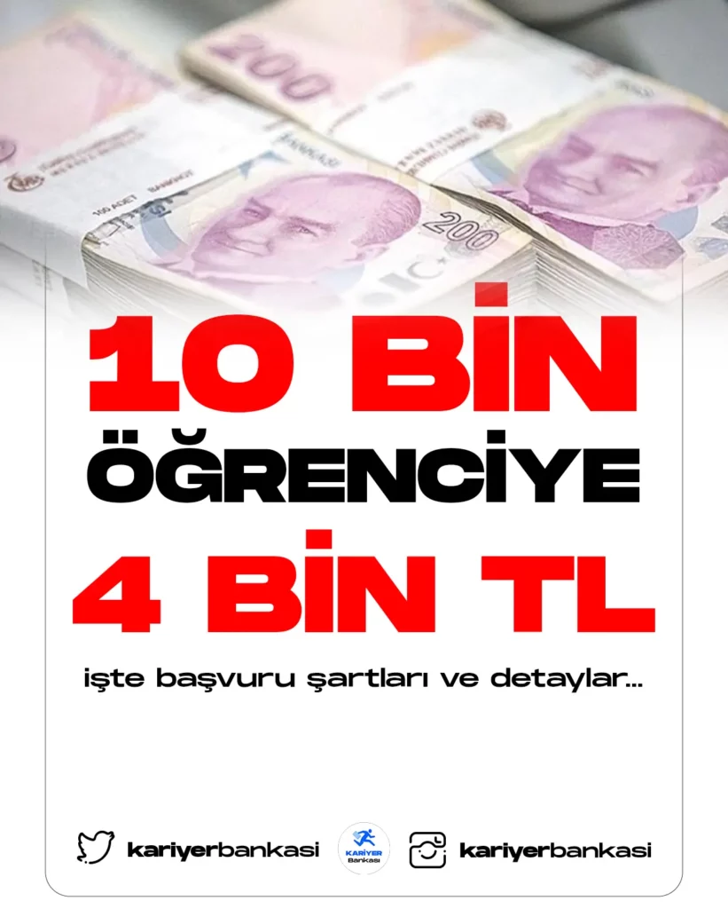 izmir 4 bin tl burs