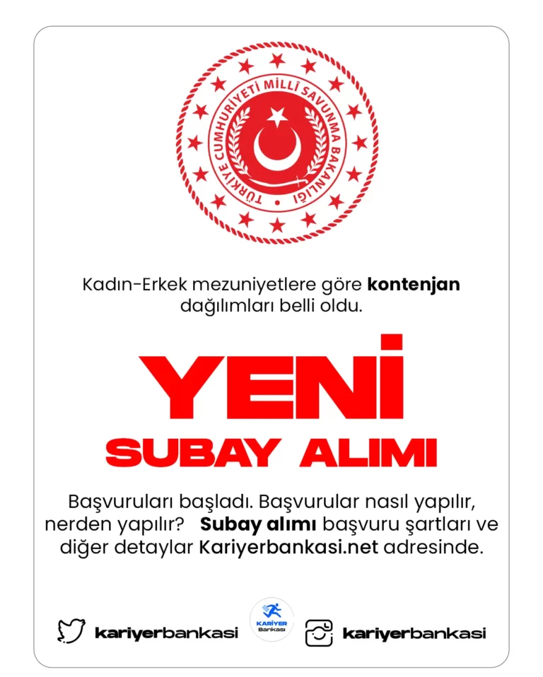 MSB subay alımı