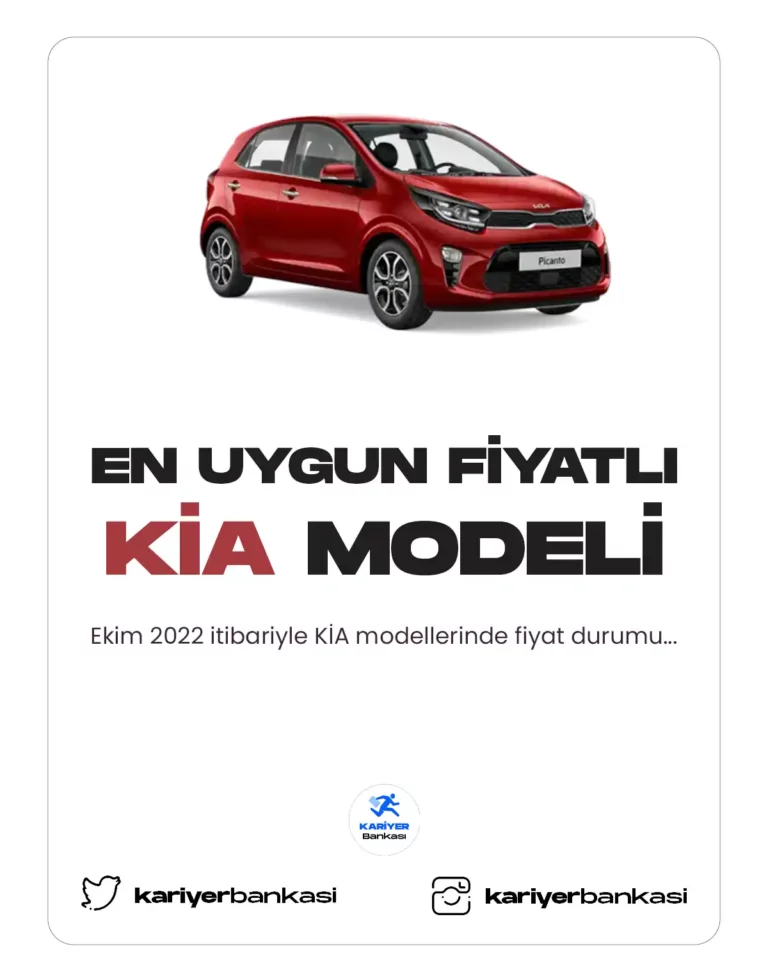2022 Ekim Kia Picanto Fiyat