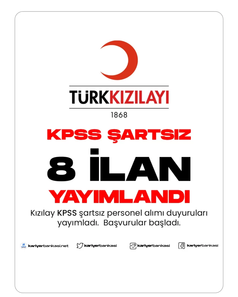 Kızılay KPSS Şartsız