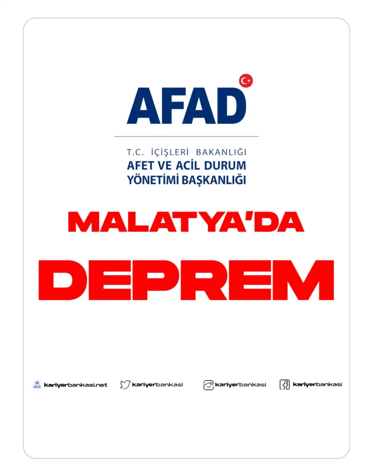 malatya deprem