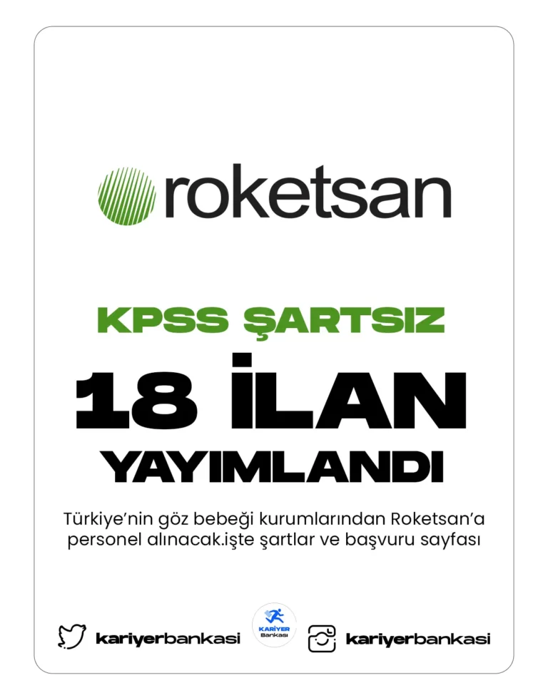 roketsan personel alımları