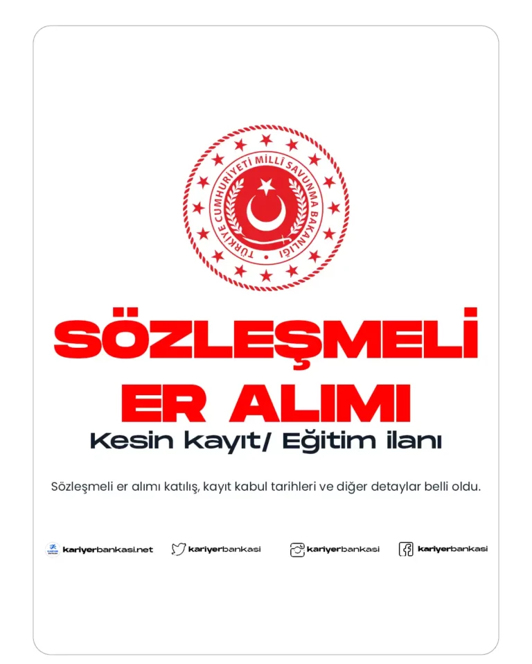 sözleşmeli er alımı