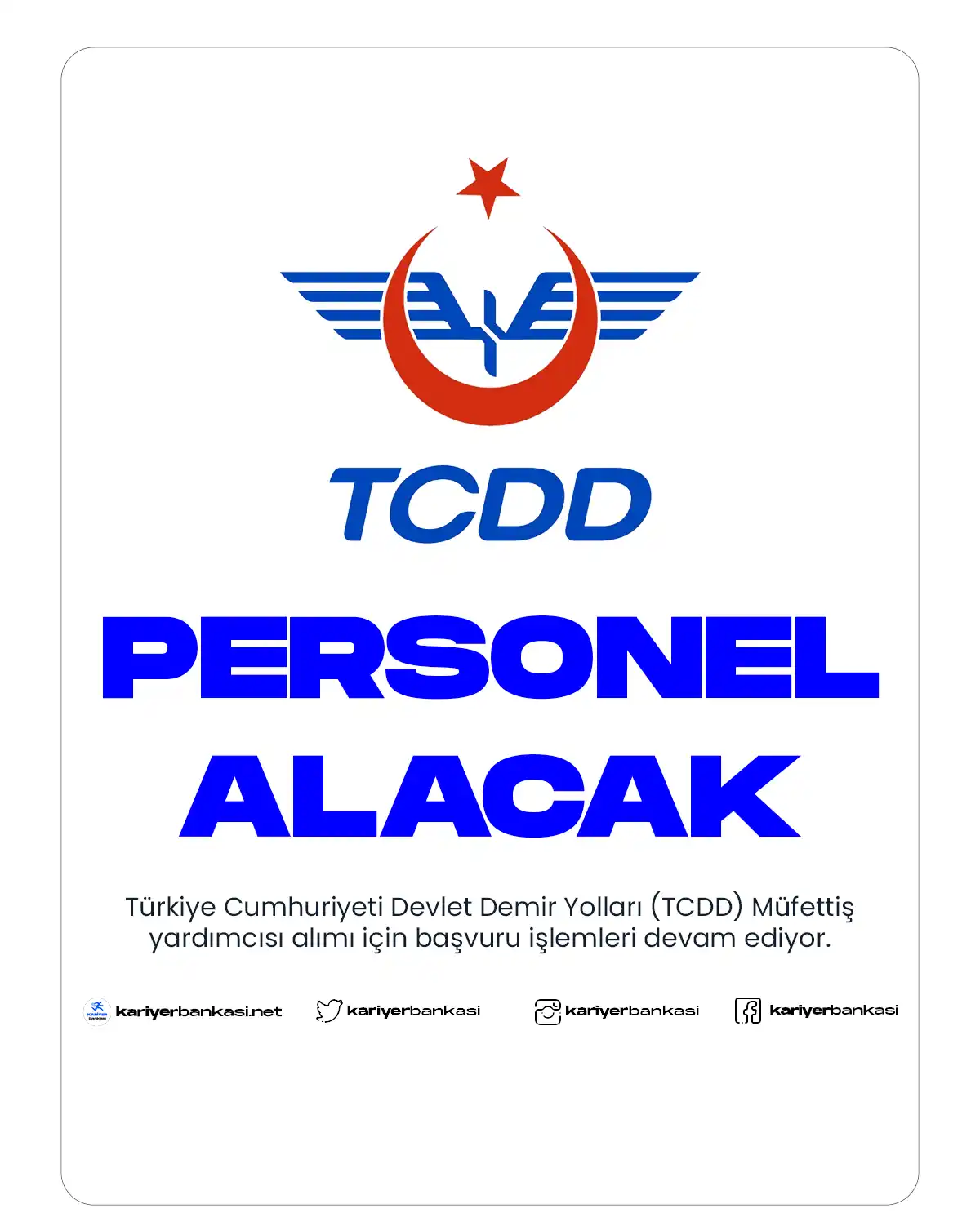 TCDD Personel Alımı
