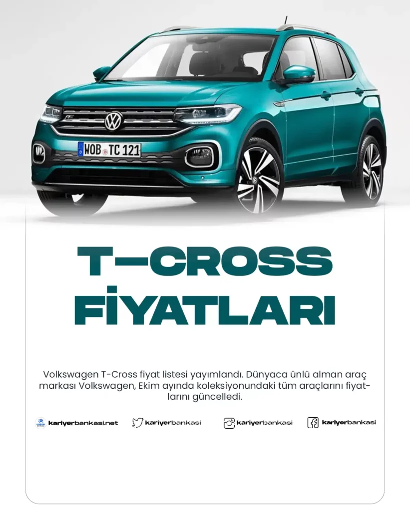 t-cross fiyatları