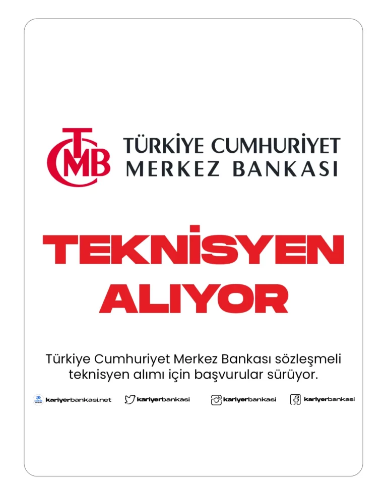 teknisyen alımı
