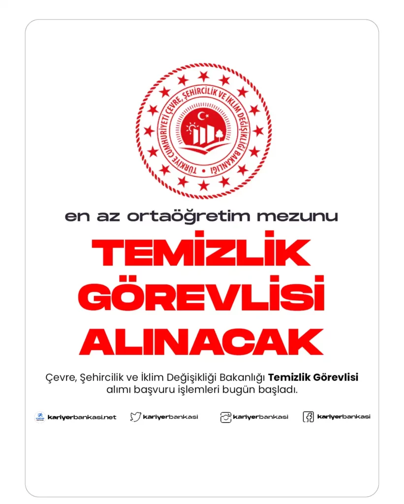 Temizlik Gorevlisi Alımı Yapılacak