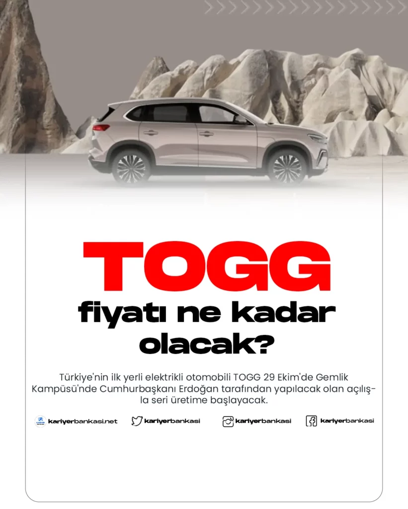 togg fiyatı