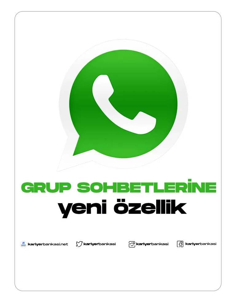 WhatsApp grup sohbetlerine yeni özellik