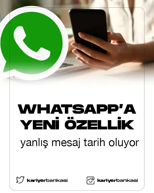 WhatsApp yeni ozellik