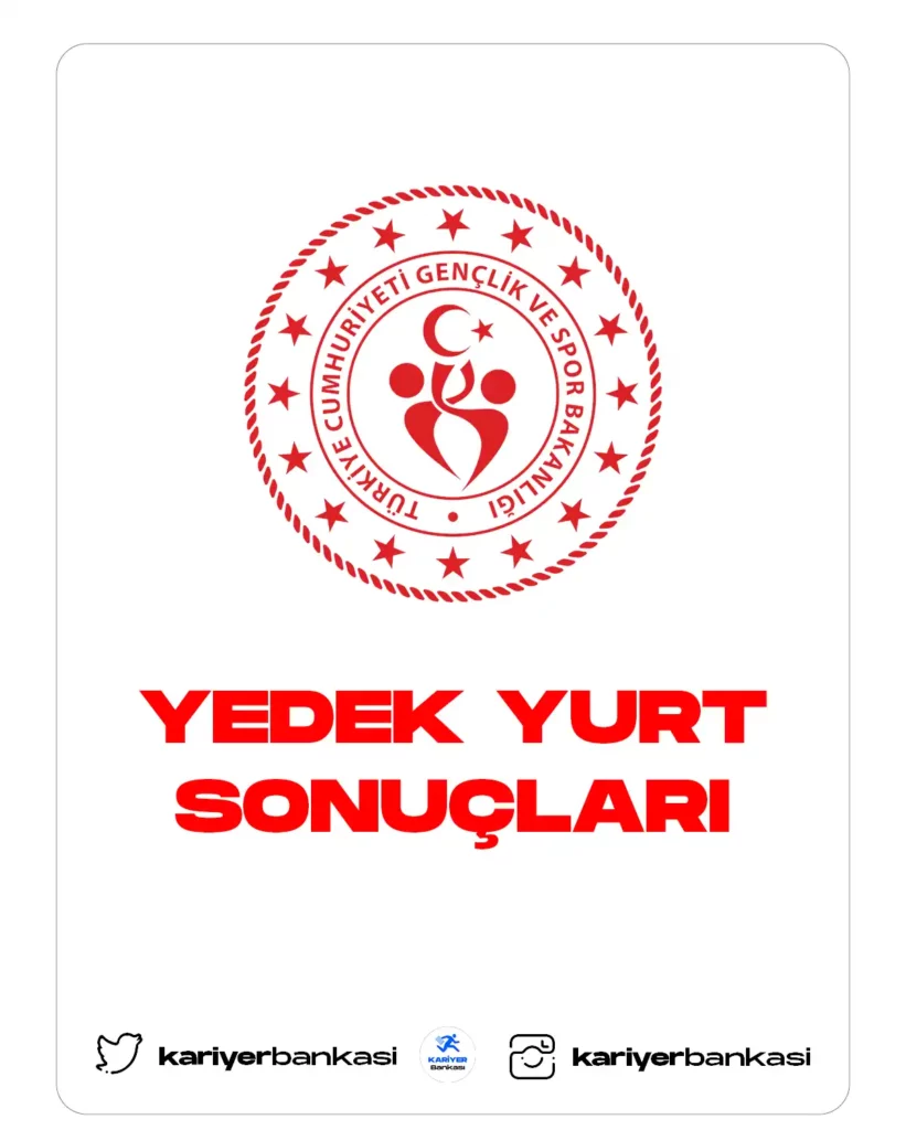 yedek yurt sonuçları