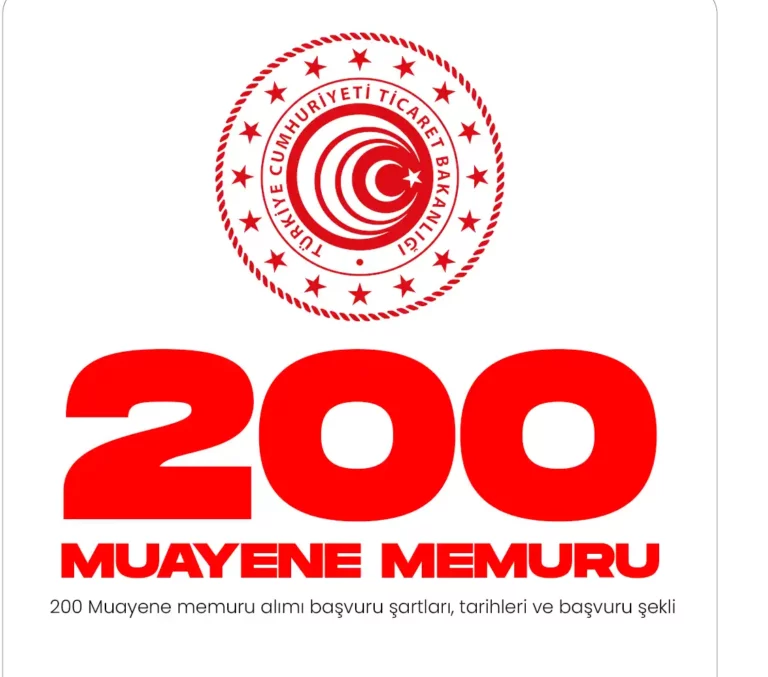 200 muayene memuru alımı
