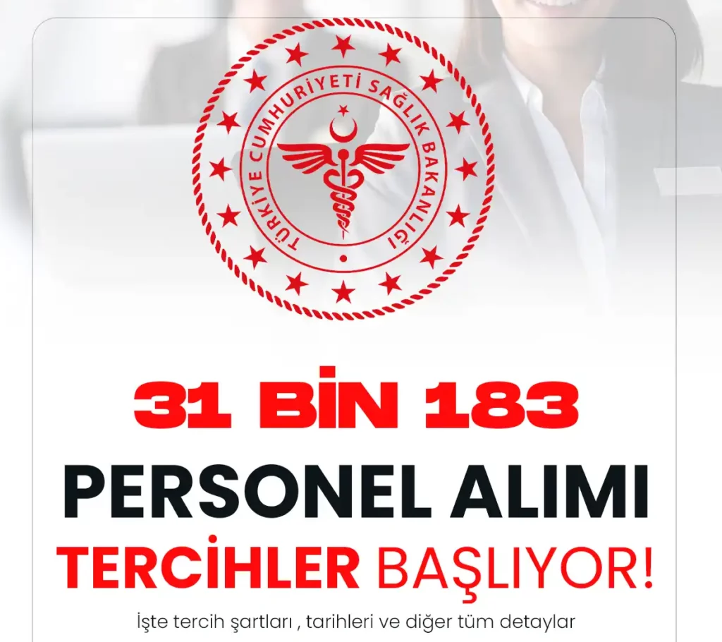 31 bin 183 personel alımı tercihler