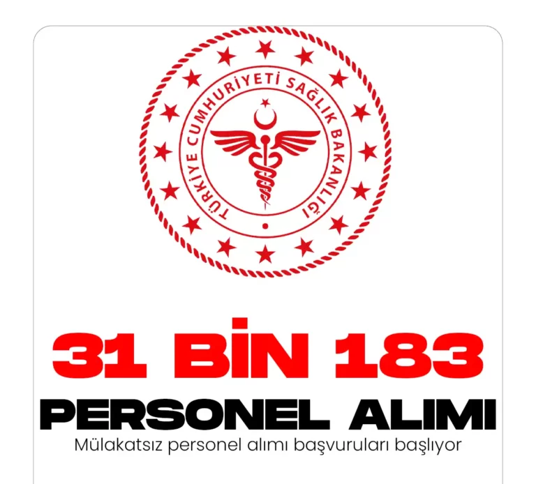 31 bin 183 personel alımı