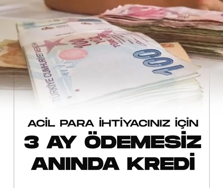 3 ay ödemesiz kredi kampanyaları