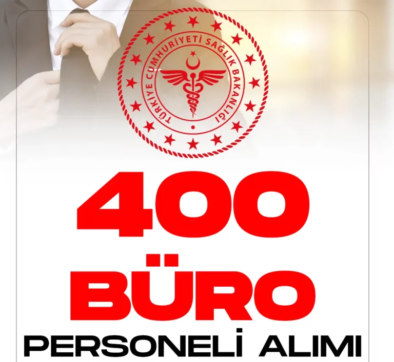 400 Büro personeli alımı