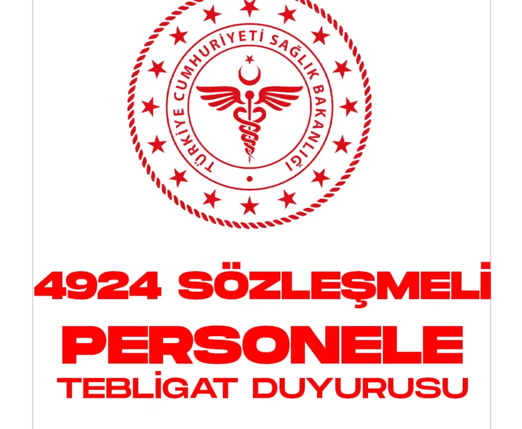 4924 sözleşmeli personele tebligat