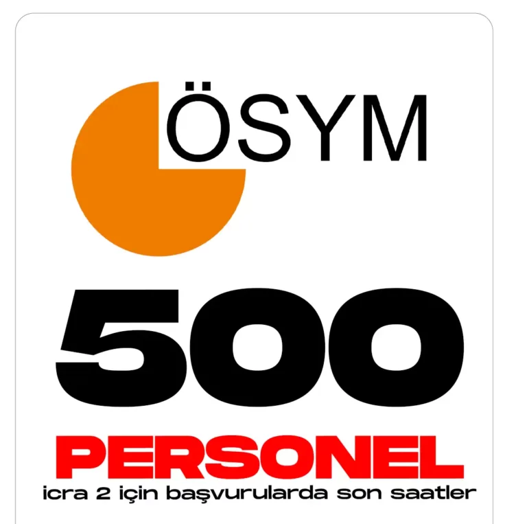 500 personel alımı