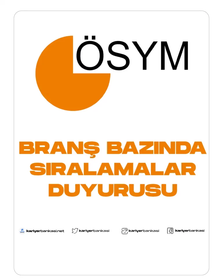 branş bazı sıralamalar