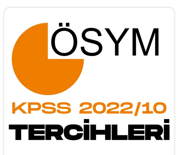 KPSS 2022 10 TERCİHLERİ