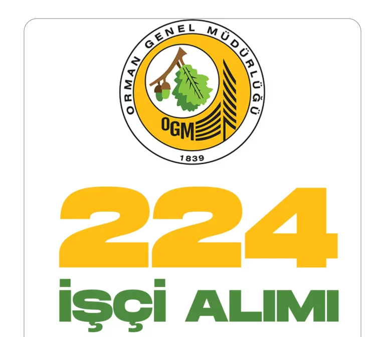 OGM 224 işçi alımı yapacak. Orman Genel
