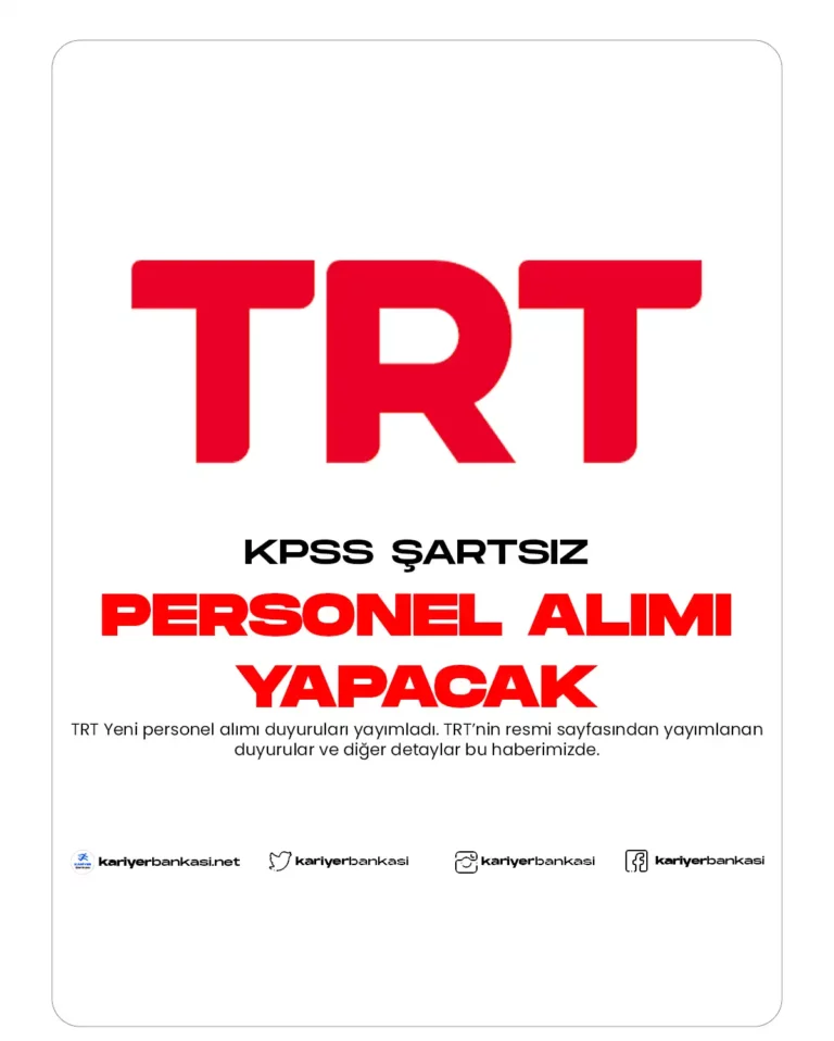 TRT PERSONEL ALIMI