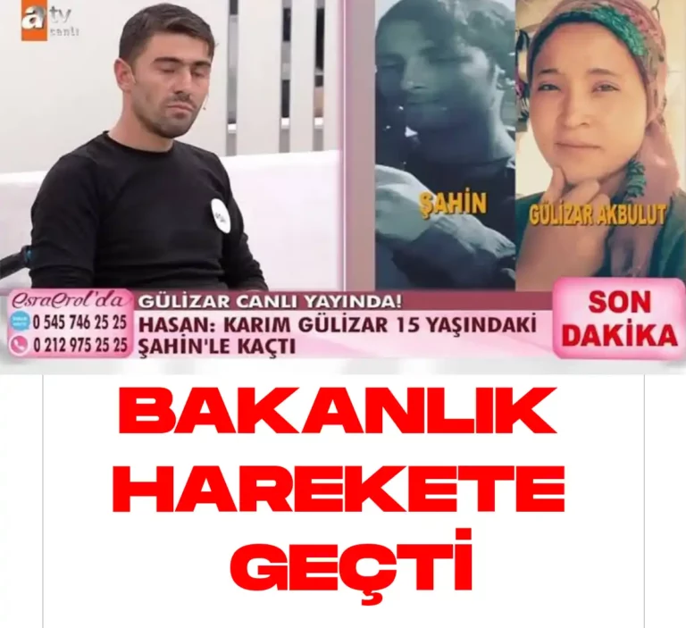 BAKANLIK HAREKETE GEÇTİ