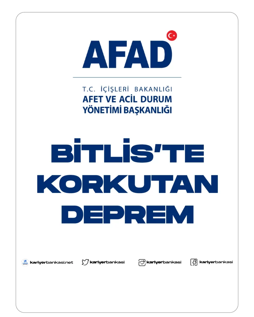 Bitlis deprem