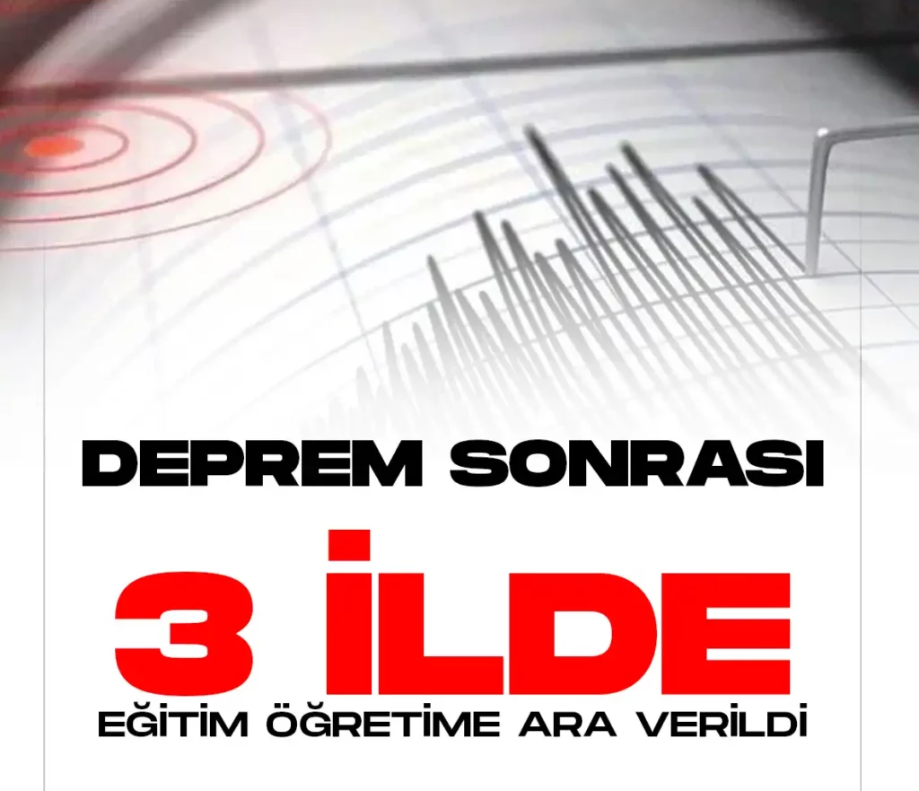 deprem sonrası