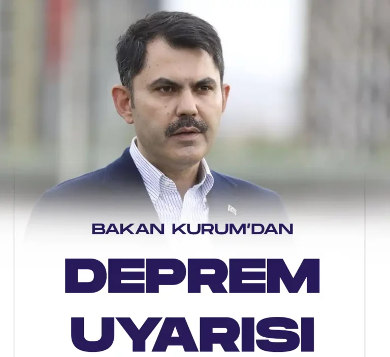 deprem uyarısı
