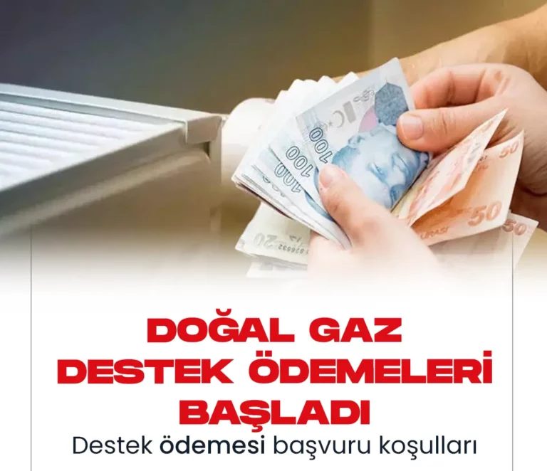 DOĞAL GAZ DESTEK ÖDEMELERİ