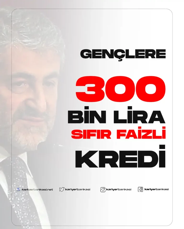 GENÇLERE 300 BİN