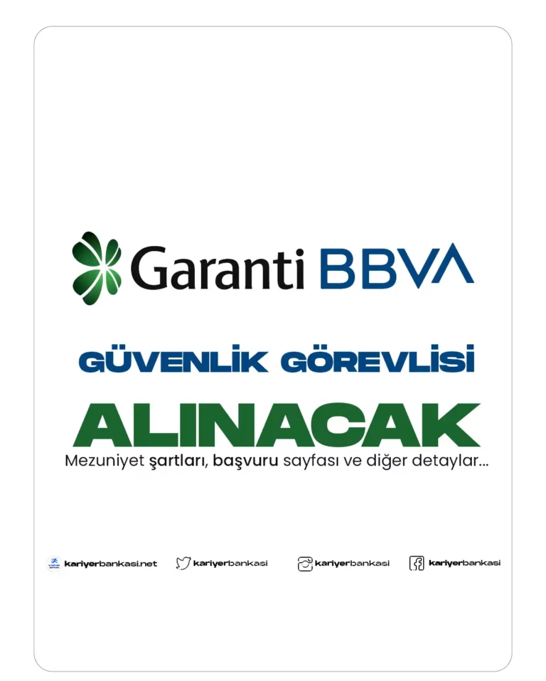 güvenlik görevlisi alımı